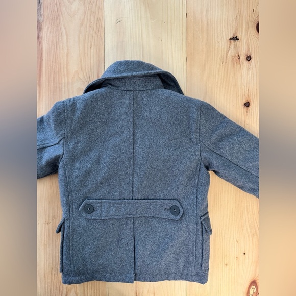 Kids Baby Gap Wool Church Peacoat Double Breasted Point Collar Warm Jacket - Picture 3 of 7